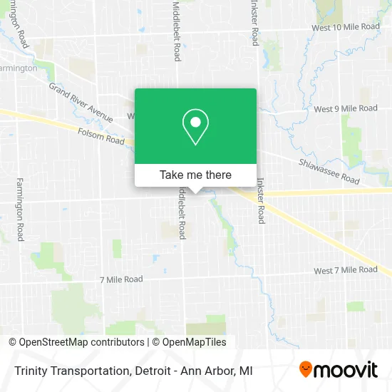 Trinity Transportation map