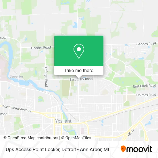 Ups Access Point Locker map