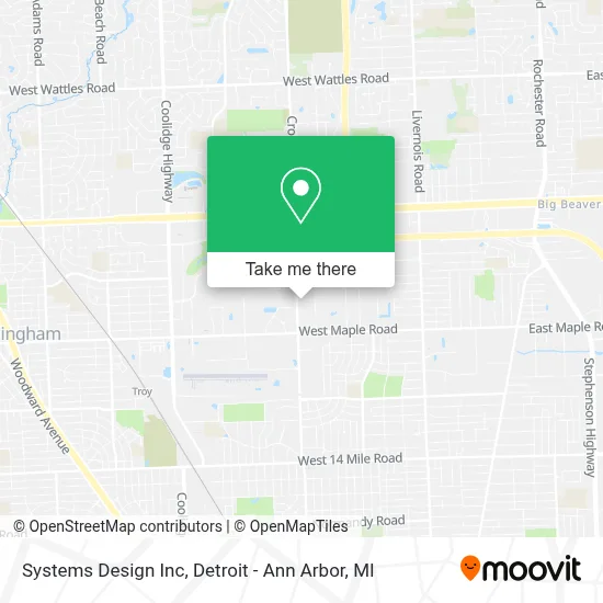 Systems Design Inc map