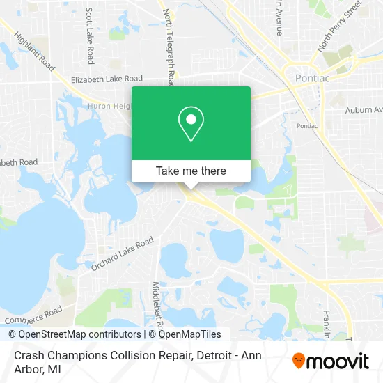Crash Champions Collision Repair map