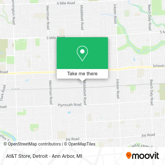 At&T Store map