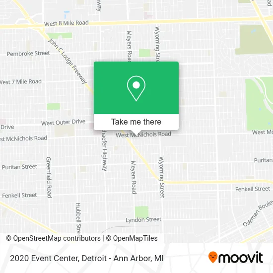 2020 Event Center map