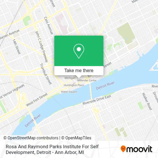 Rosa And Raymond Parks Institute For Self Development map