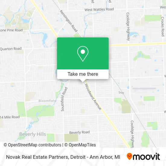 Novak Real Estate Partners map