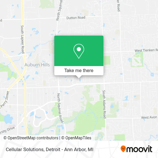Cellular Solutions map