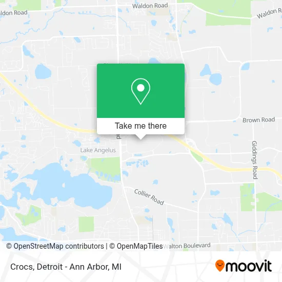 Crocs map