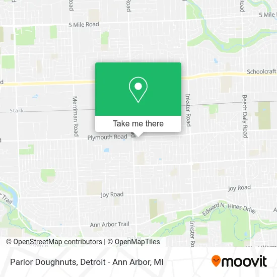 Parlor Doughnuts map