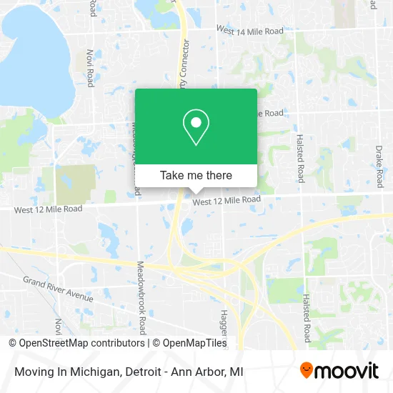 Moving In Michigan map