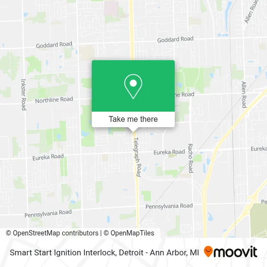 Smart Start Ignition Interlock map
