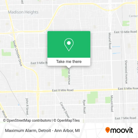 Maximum Alarm map