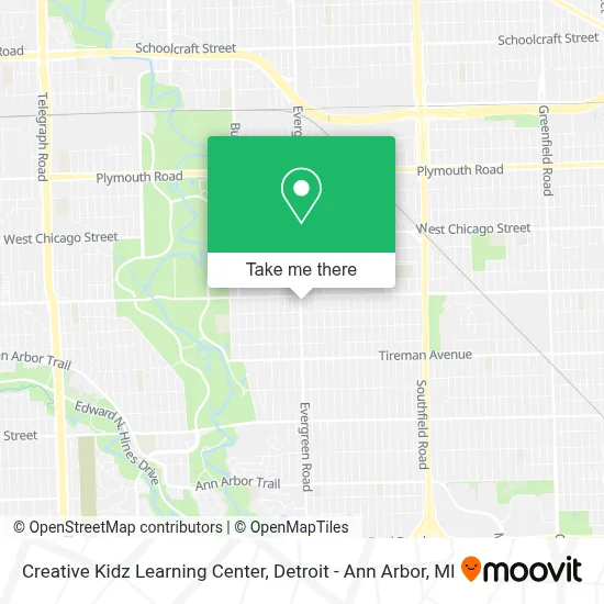 Creative Kidz Learning Center map