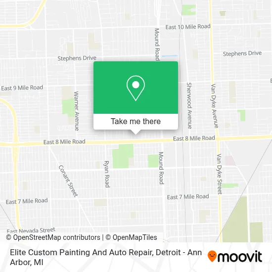 Elite Custom Painting And Auto Repair map