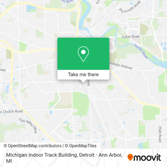 Michigan Indoor Track Building map