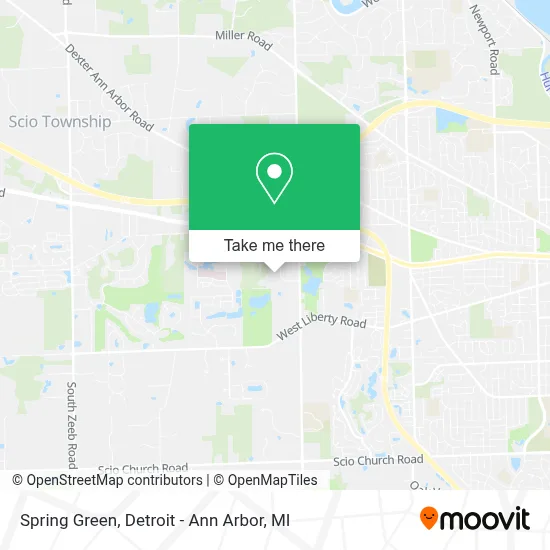 Spring Green map