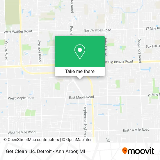 Get Clean Llc map