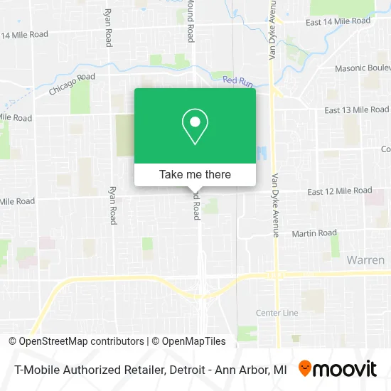 T-Mobile Authorized Retailer map