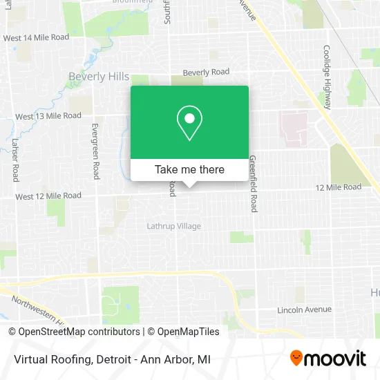 Virtual Roofing map