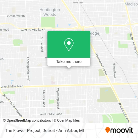The Flower Project map