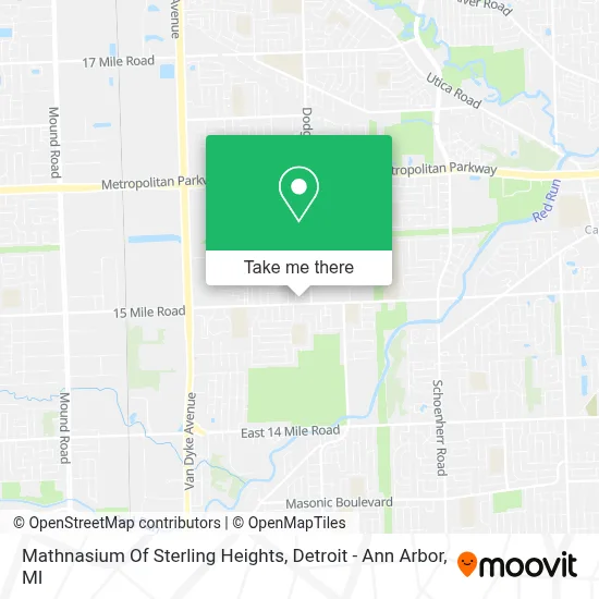 Mathnasium Of Sterling Heights map