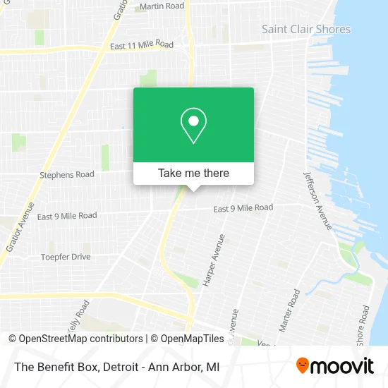 The Benefit Box map