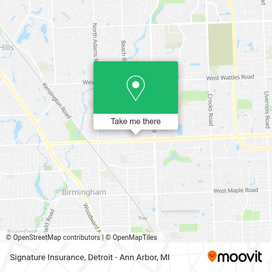 Signature Insurance map