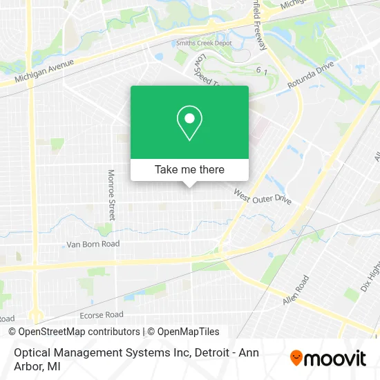 Optical Management Systems Inc map