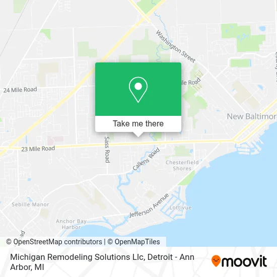 Michigan Remodeling Solutions Llc map