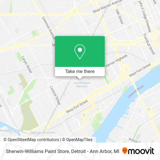Sherwin-Williams Paint Store map