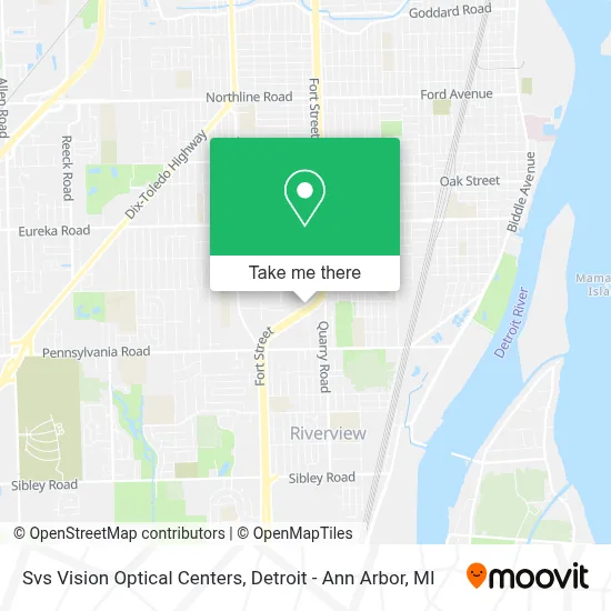 Svs Vision Optical Centers map