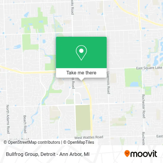 Bullfrog Group map
