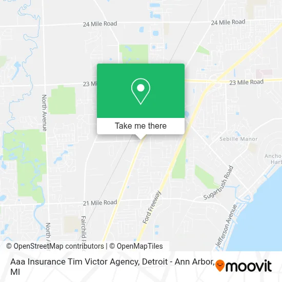 Aaa Insurance Tim Victor Agency map