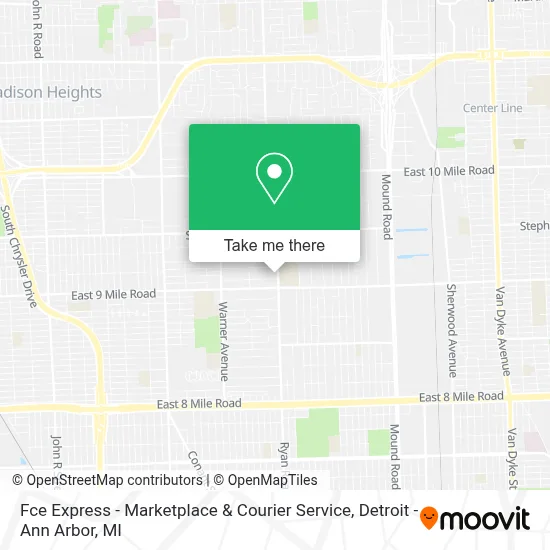 Fce Express - Marketplace & Courier Service map