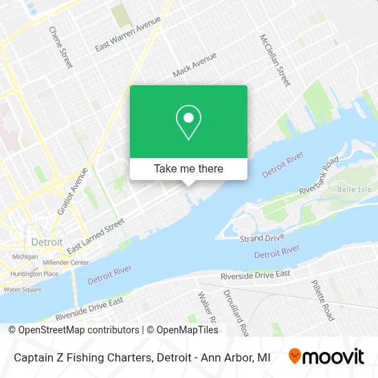 Captain Z Fishing Charters map