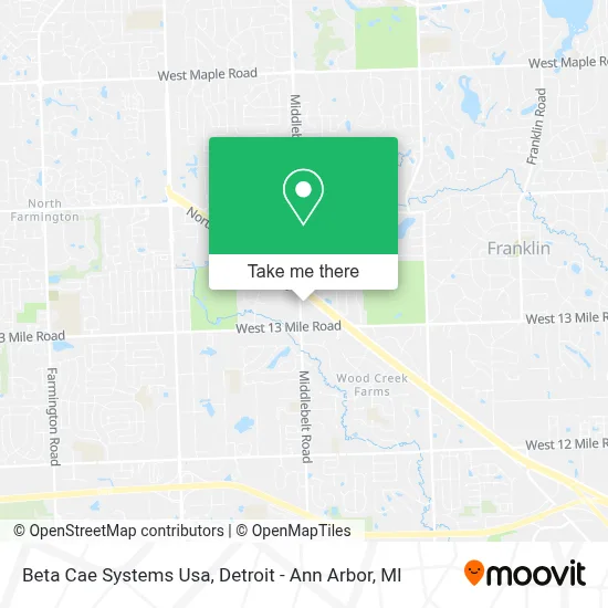Beta Cae Systems Usa map