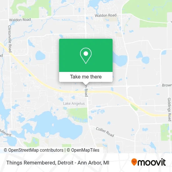 Things Remembered map