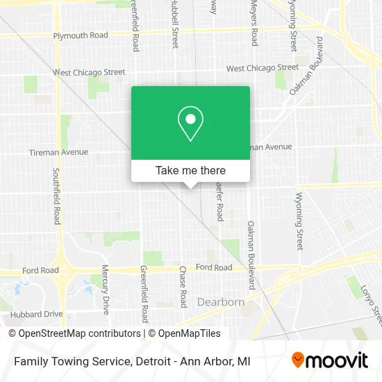 Family Towing Service map