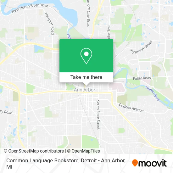 Common Language Bookstore map