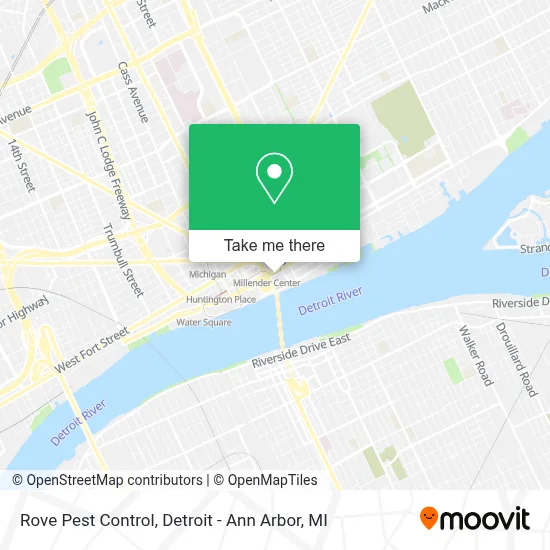 Rove Pest Control map