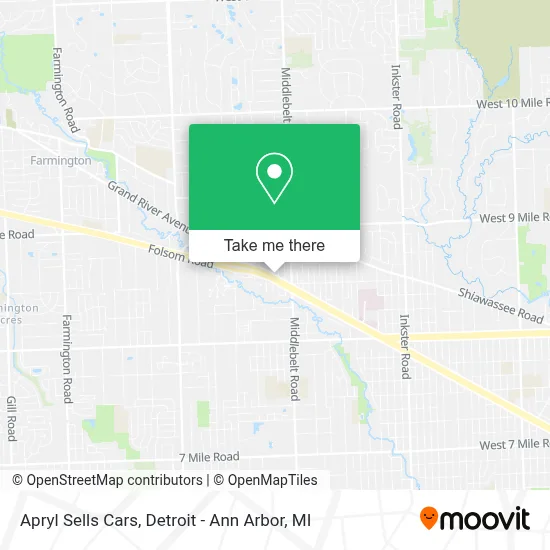 Apryl Sells Cars map