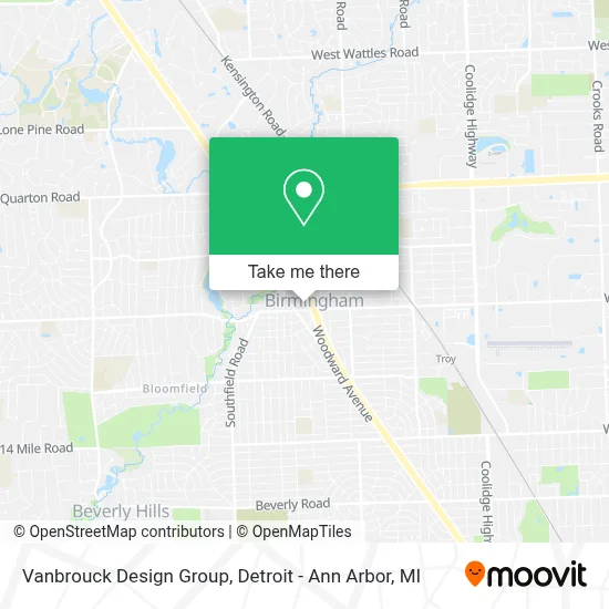 Vanbrouck Design Group map