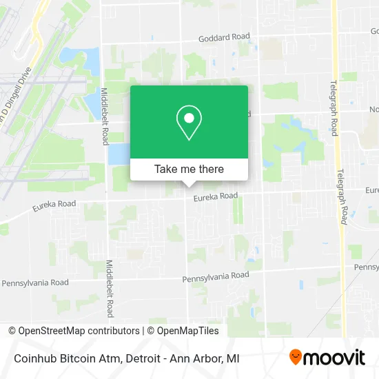 Coinhub Bitcoin Atm map