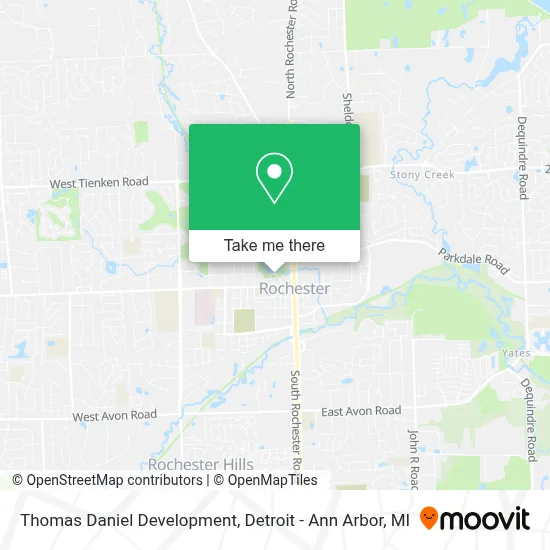 Thomas Daniel Development map