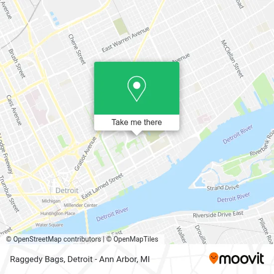 Raggedy Bags map