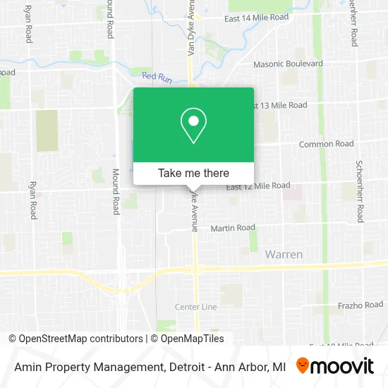 Amin Property Management map