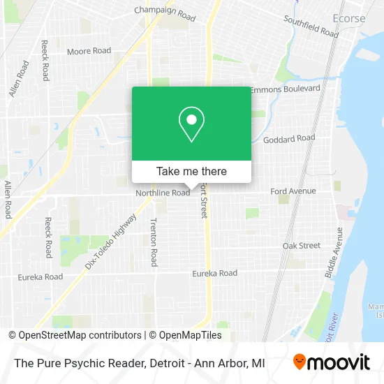 The Pure Psychic Reader map