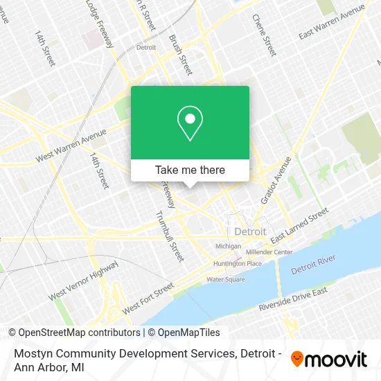 Mostyn Community Development Services map