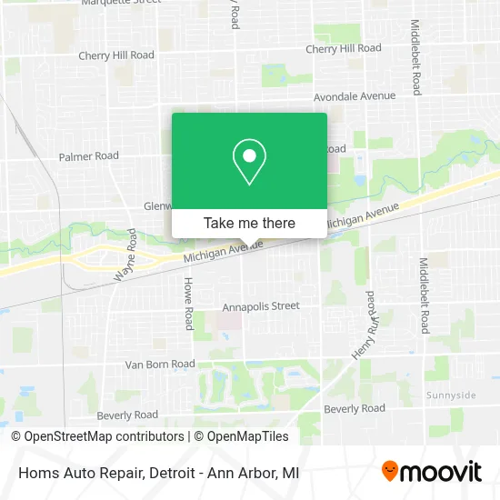 Homs Auto Repair map