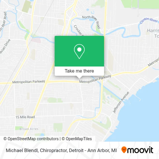 Michael Blendl, Chiropractor map