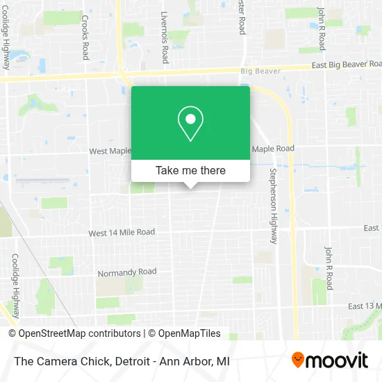 The Camera Chick map