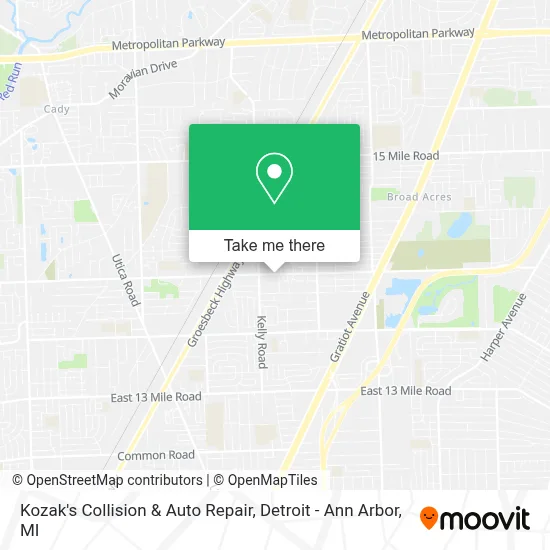 Kozak's Collision & Auto Repair map